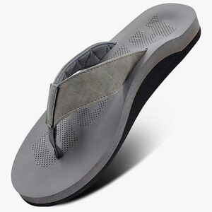 Men's Gray Flip Flops